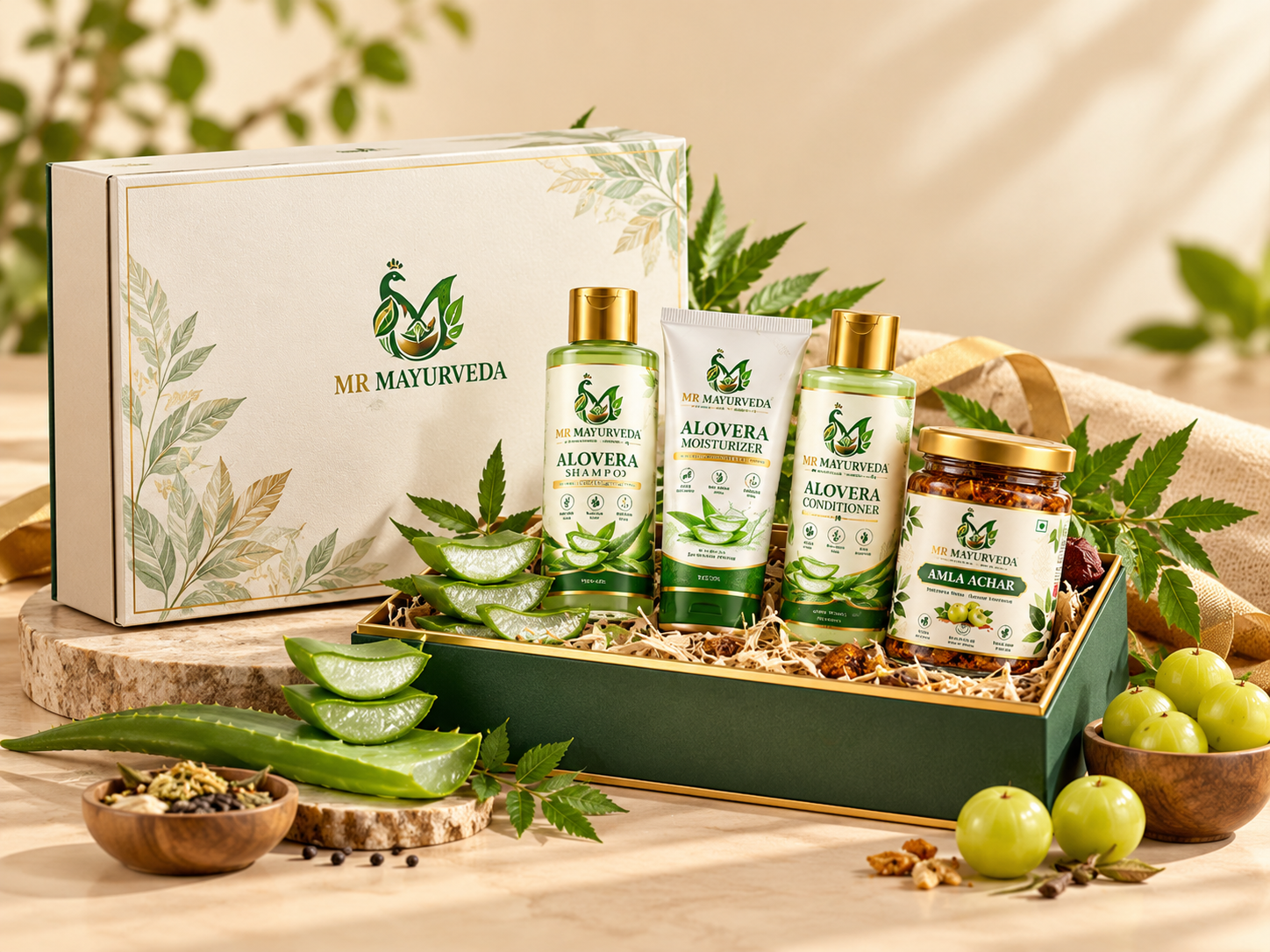 Herbal essentials for a balanced routine
